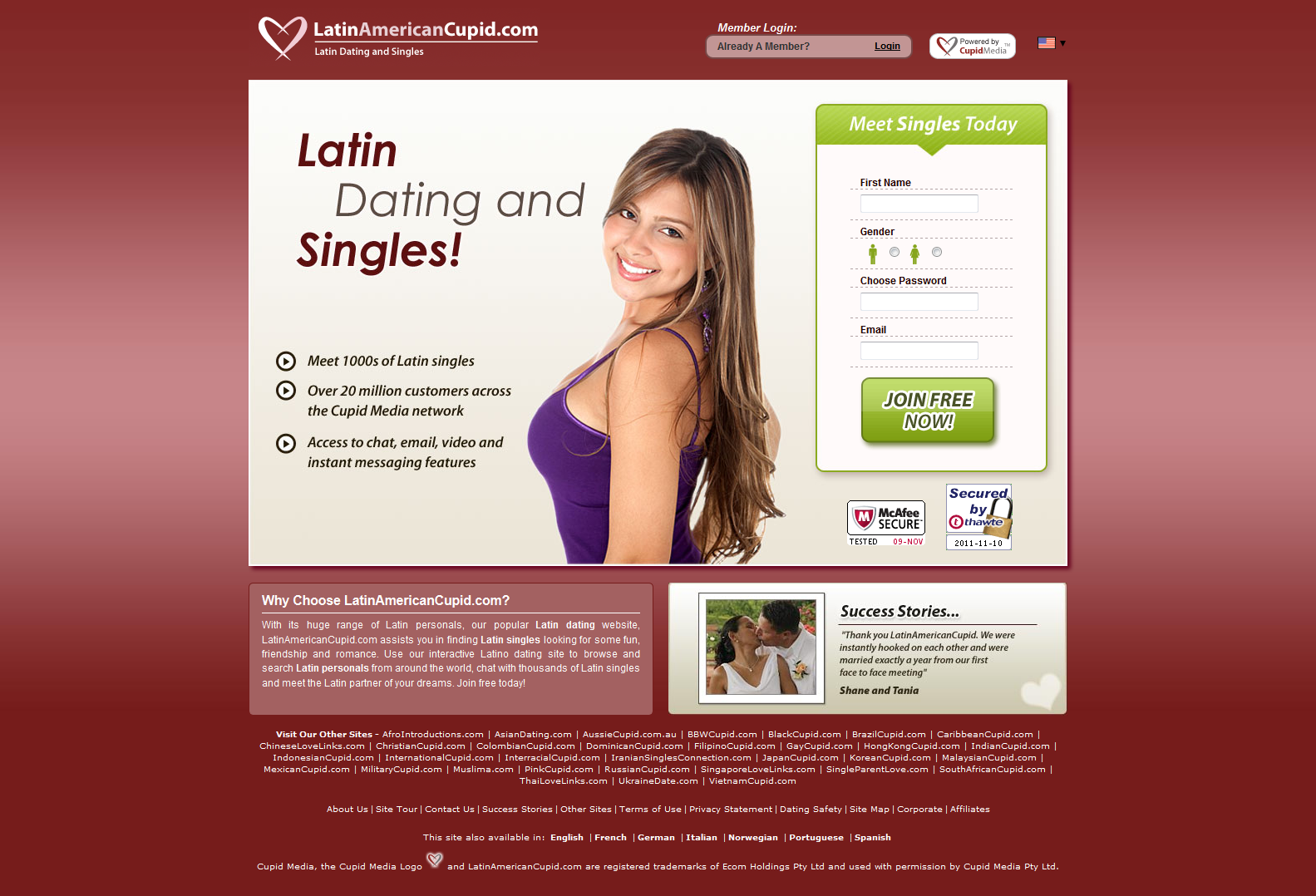 Latin Dating Sites As 116